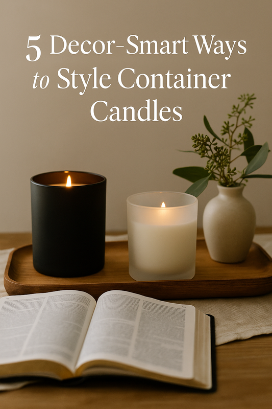 5 Decor-Smart Ways to Style Container Candles in Your Home (and Maximize Burn Time)