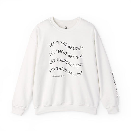 "Let There Be Light" Unisex Heavy Blend™ Crewneck Sweatshirt