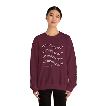 "Let There Be Light" Unisex Heavy Blend™ Crewneck Sweatshirt