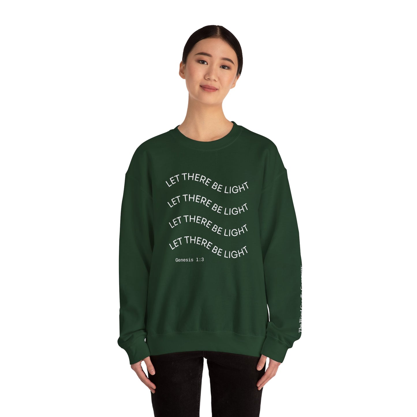 "Let There Be Light" Unisex Heavy Blend™ Crewneck Sweatshirt