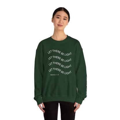 "Let There Be Light" Unisex Heavy Blend™ Crewneck Sweatshirt