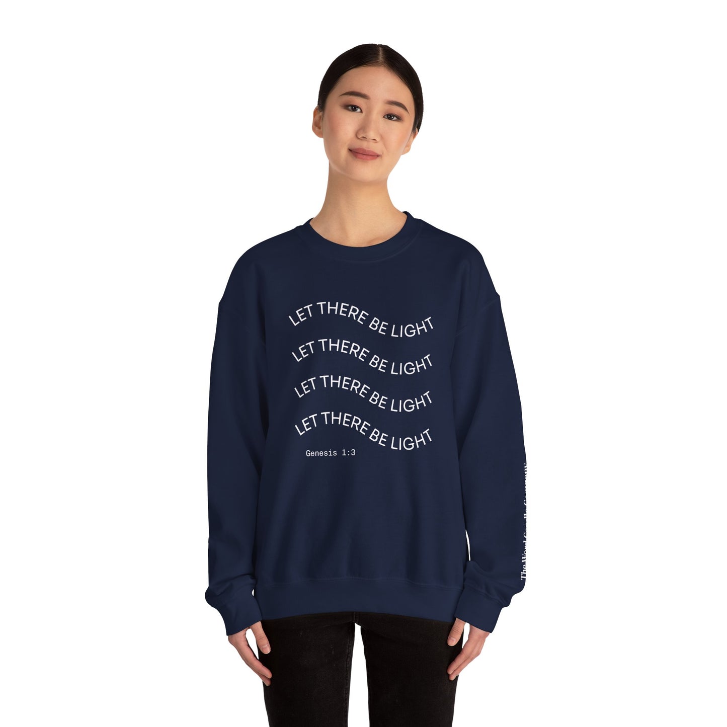 "Let There Be Light" Unisex Heavy Blend™ Crewneck Sweatshirt