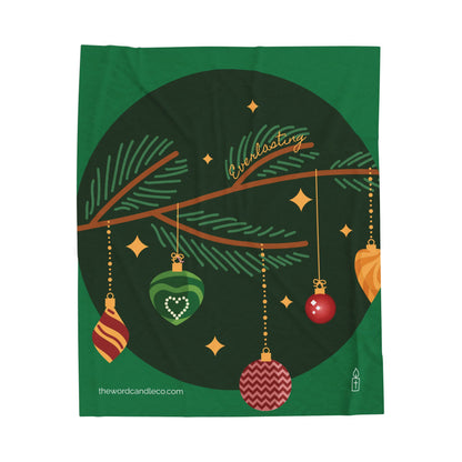"Everlasting" Cozy Christmas Plush Blanket