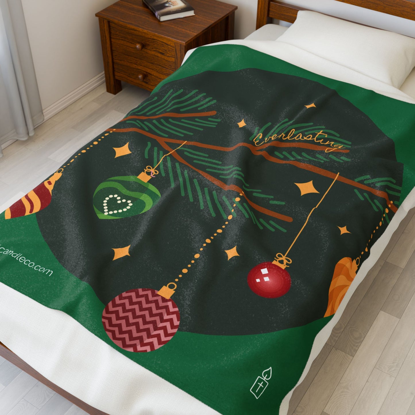 "Everlasting" Cozy Christmas Plush Blanket